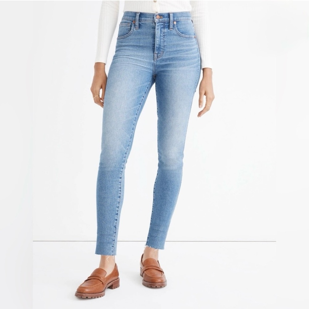 Madewell 10 inch High Rise Skinny leg Jeans